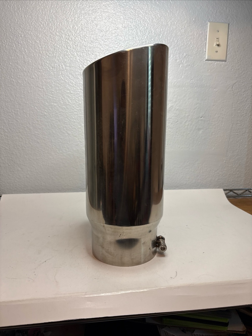 Stainless Steel Exhaust Tip - Polished Silver
